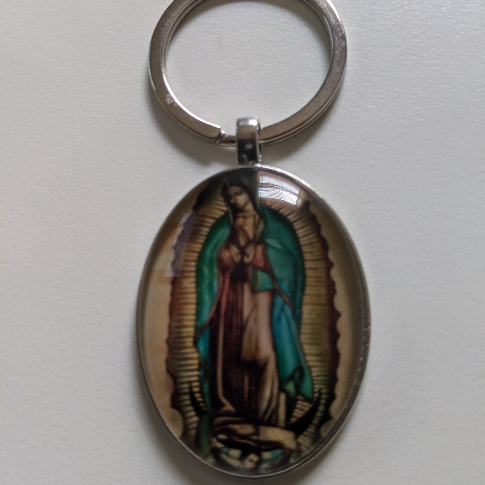 Guadalupe Virgin Keyring
